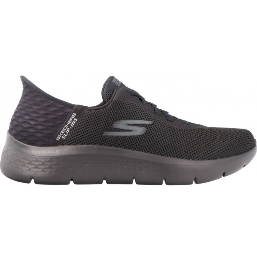 Homme Skechers | Skechers - Slip In Go Walk Flex Hands Up Bbk