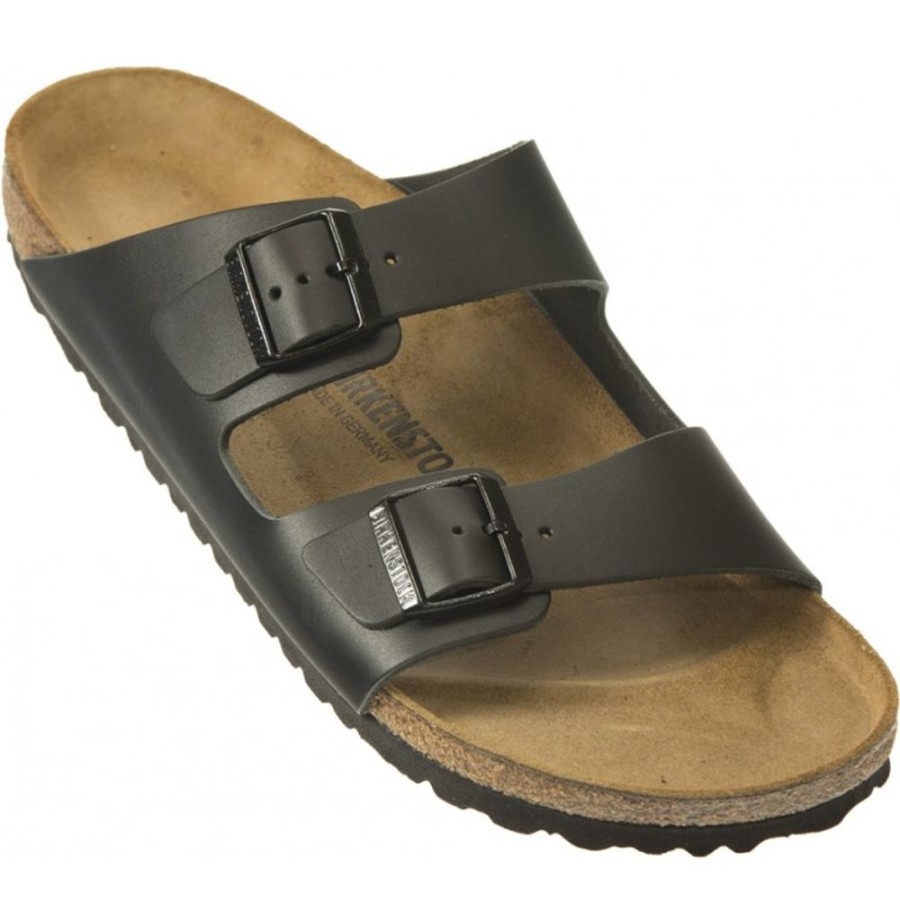 Homme Birkenstock | Birkenstock - Arizona Natural Leather Black