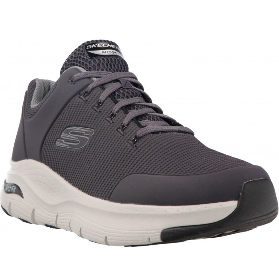 Homme Skechers | Skechers - Arch Fit Titan Grey