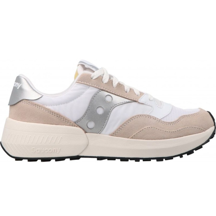 Femme Saucony | Saucony - Jazz Nxt Blanc/Argent