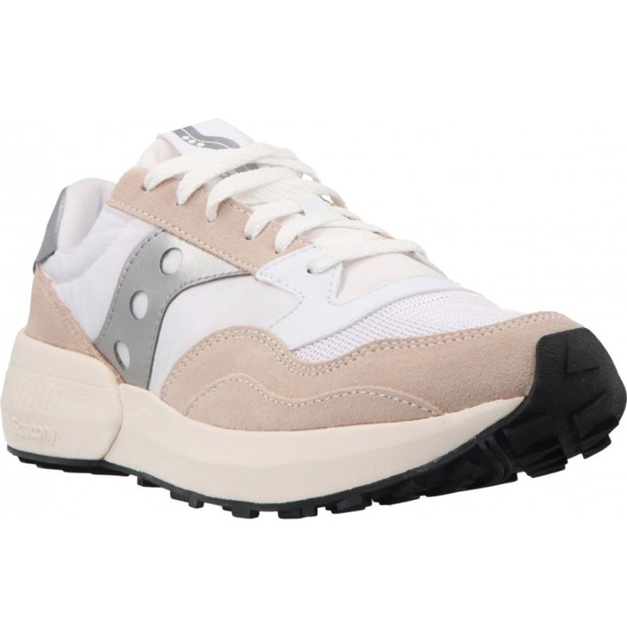 Femme Saucony | Saucony - Jazz Nxt Blanc/Argent