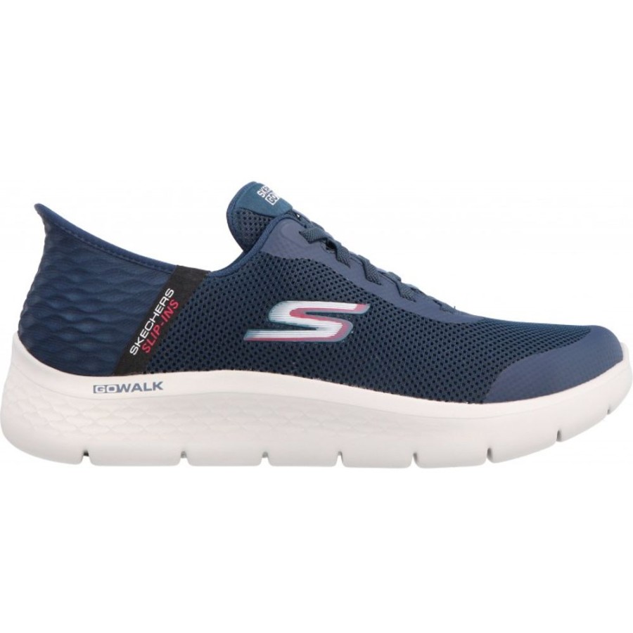 Homme Skechers | Skechers - Go Walk Flex Hands Up Navy