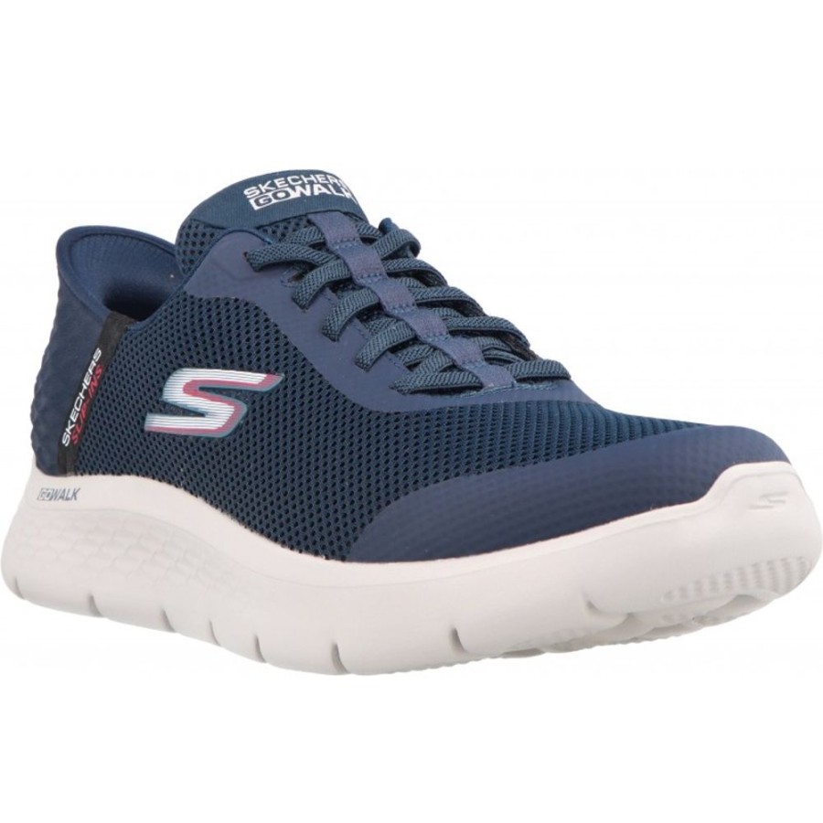 Homme Skechers | Skechers - Go Walk Flex Hands Up Navy