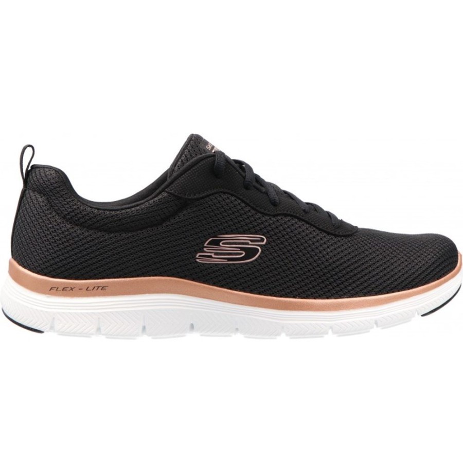 Femme Skechers | Skechers - Flex Appeal 4.0 Brilliant View Bkrg