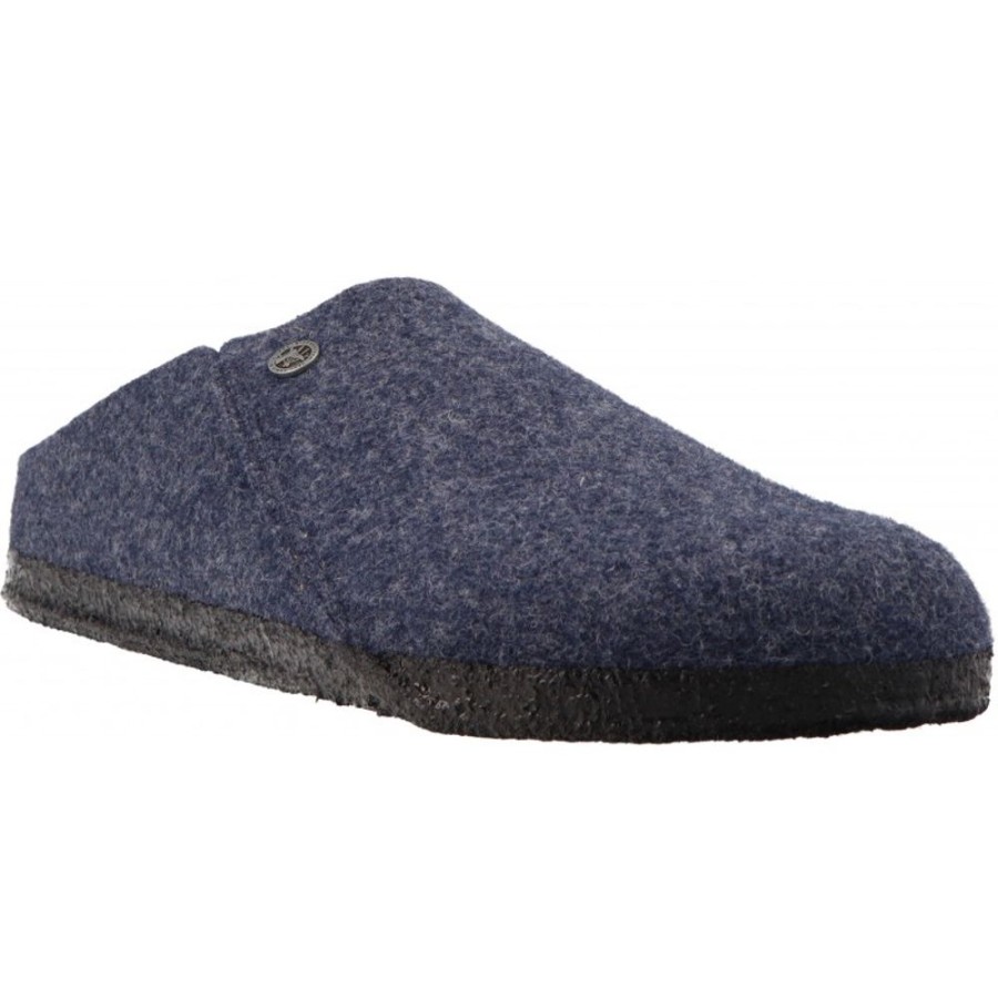 Homme Birkenstock | Birkenstock - Zermatt Dark Blue Felt