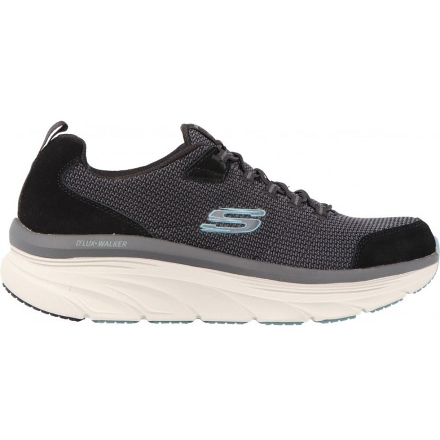 Homme Skechers | Skechers - Relaxed Fit D'Lux Walker Bersaga Blk