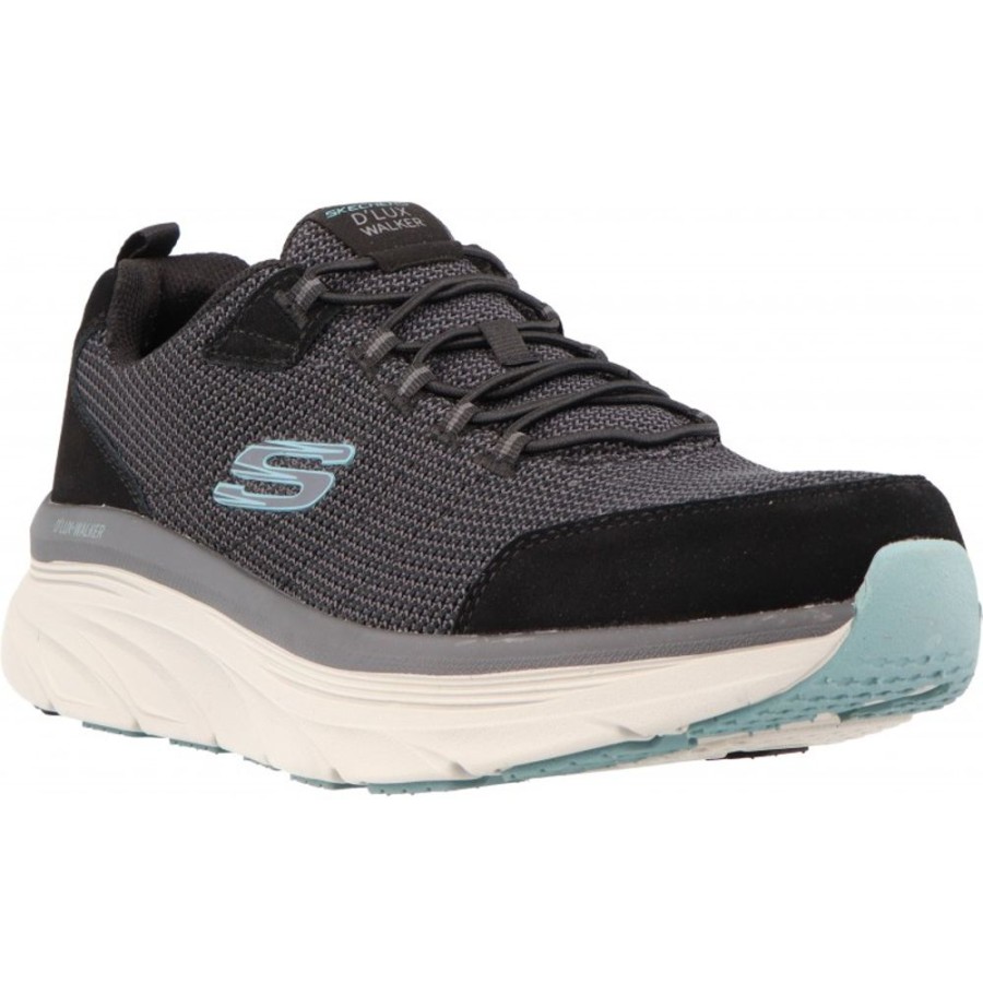 Homme Skechers | Skechers - Relaxed Fit D'Lux Walker Bersaga Blk