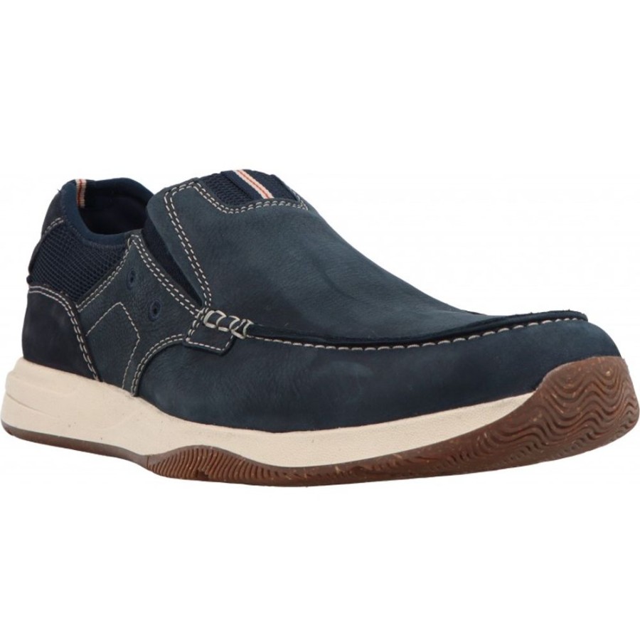 Homme Clarks | Clarks - Sailview Step Navy Nubuck