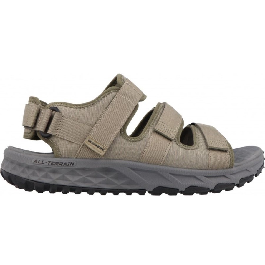 Homme Skechers | Skechers - Escape Plan Trail Sandal Tan