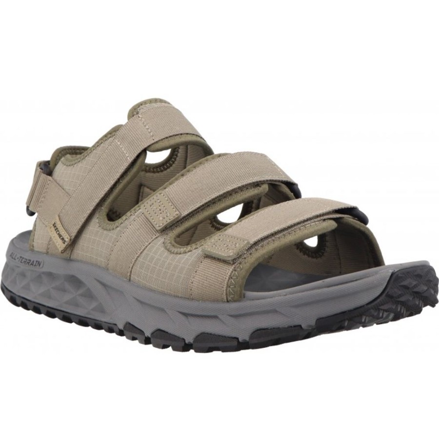 Homme Skechers | Skechers - Escape Plan Trail Sandal Tan