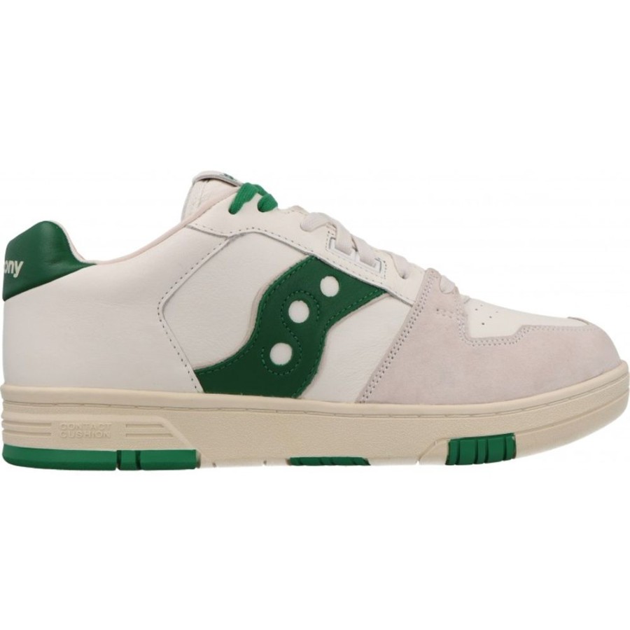 Homme Saucony | Saucony - Sonic Low Beige/Green