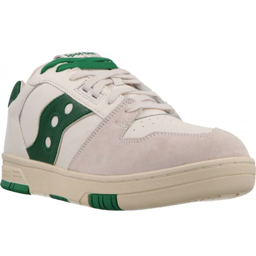 Homme Saucony | Saucony - Sonic Low Beige/Green