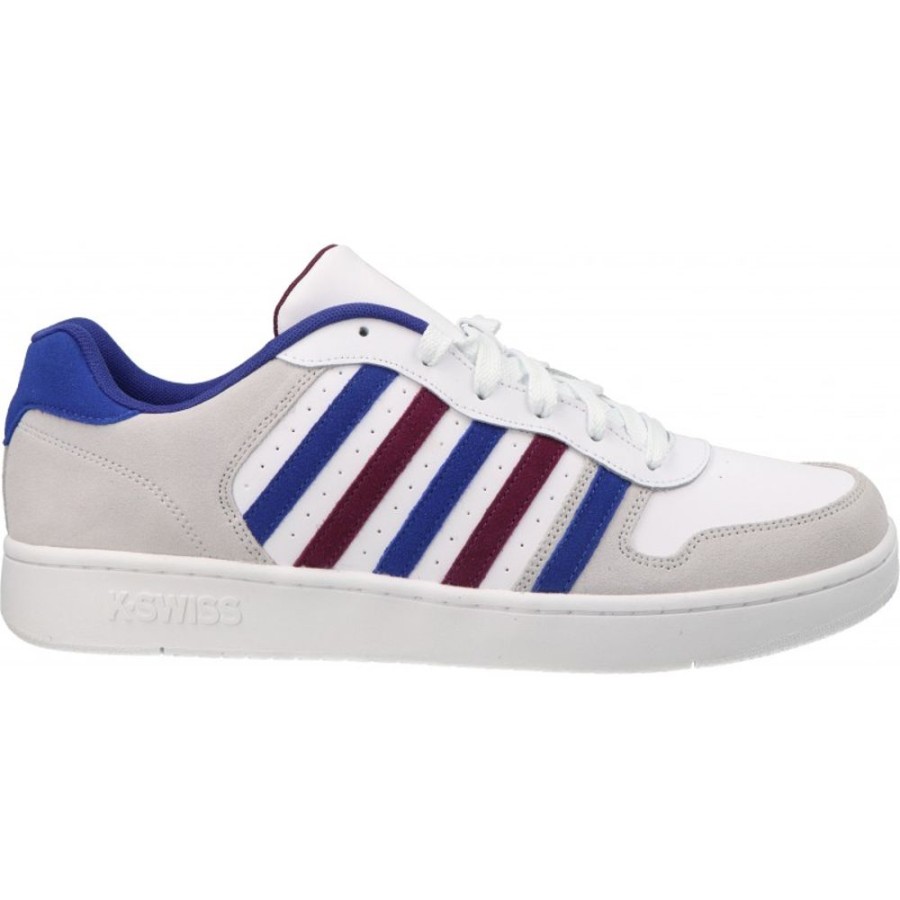 Homme kswiss | Kswiss - Court Palisades Blanc/Gris