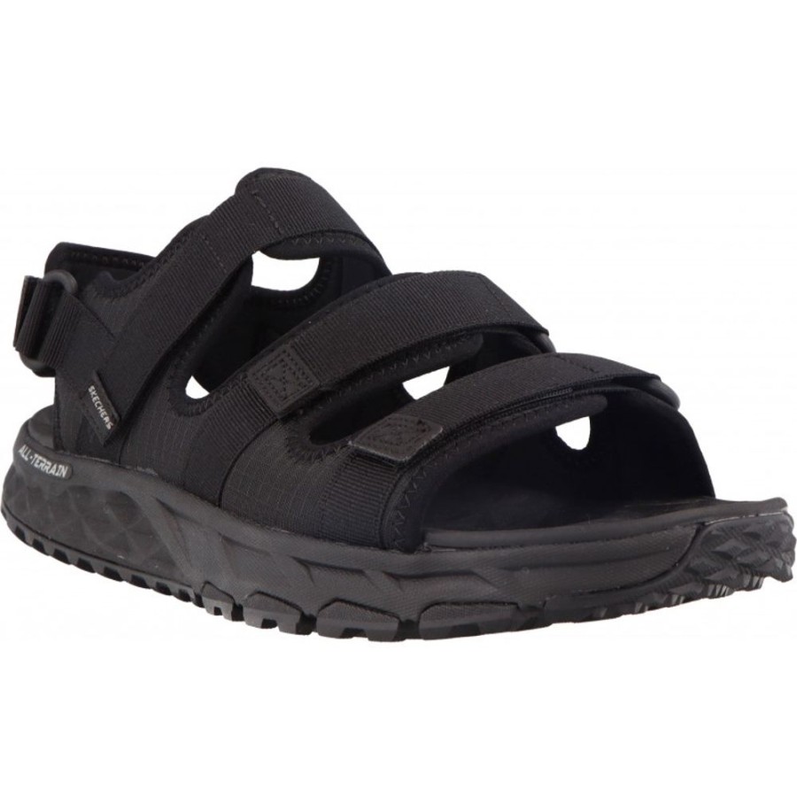 Homme Skechers | Skechers - Escape Plan Trail Sandal Noir