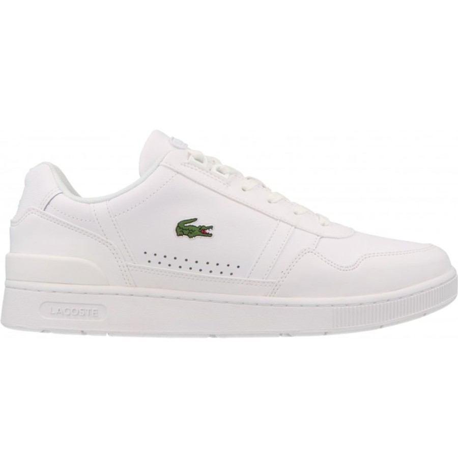 Homme Lacoste | Lacoste - T Clip Suede Blanc