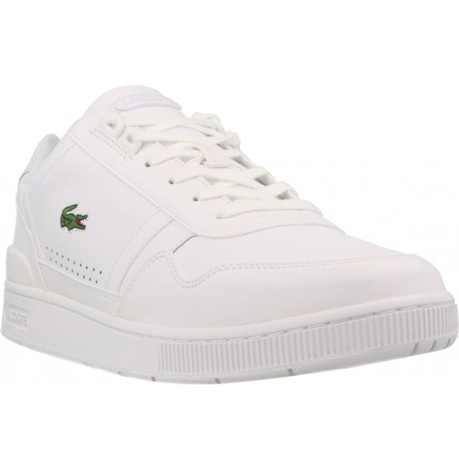 Homme Lacoste | Lacoste - T Clip Suede Blanc