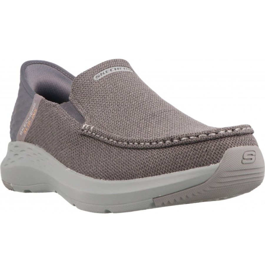 Homme Skechers | Skechers - Slip Ins Parson Ralven Grey