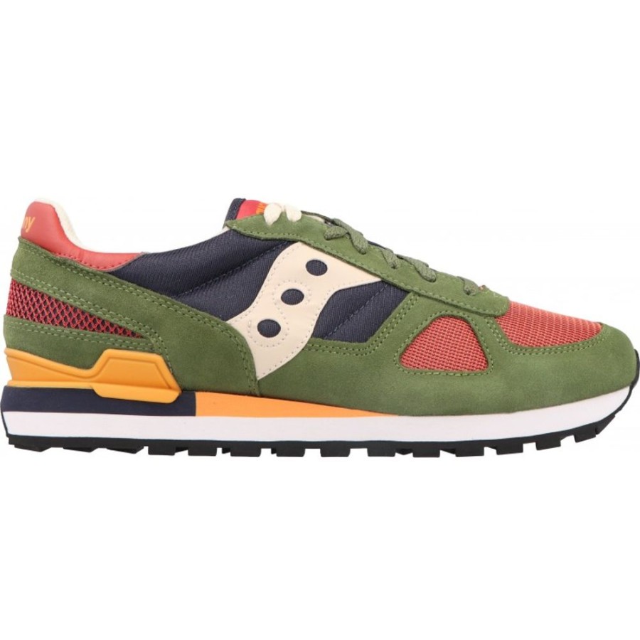 Homme Saucony | Saucony - Shadow Original Green/Orange