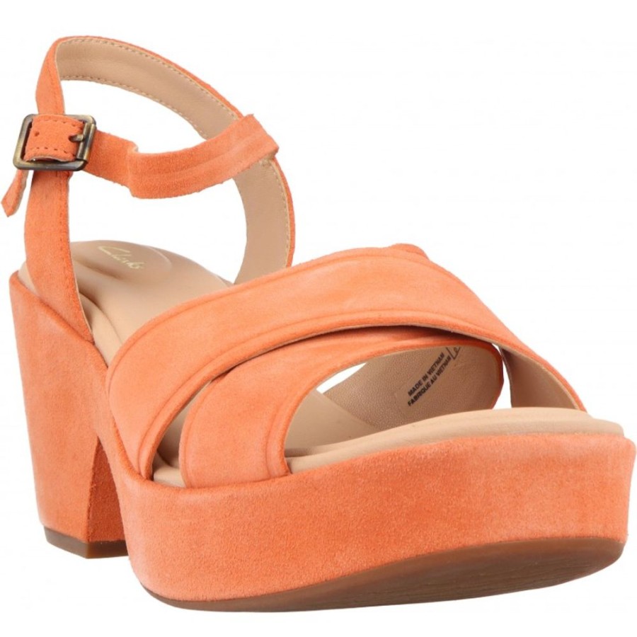 Femme Clarks | Clarks - Maritsa 70 Strap Orange