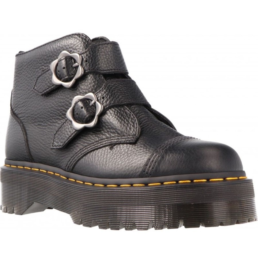 Femme Dr Martens | Dr Martens - Devon Flower Noir