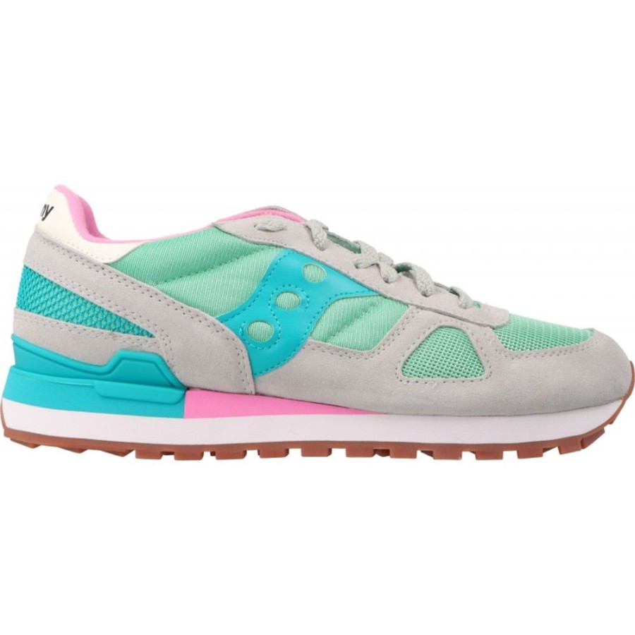 Femme Saucony | Saucony - Shadow Original Beige/Green