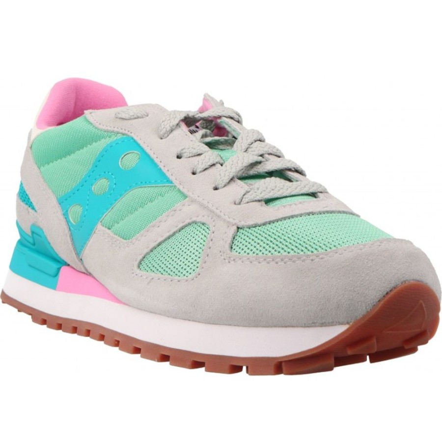 Femme Saucony | Saucony - Shadow Original Beige/Green