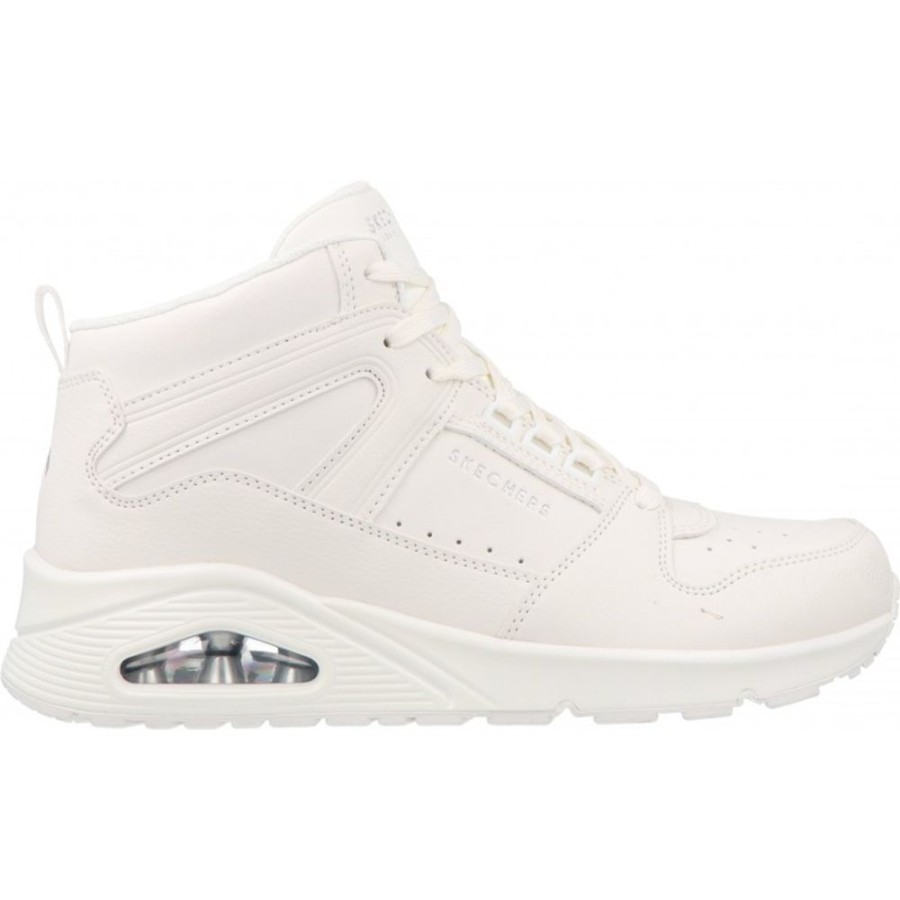 Femme Skechers | Skechers - Uno High Regard White