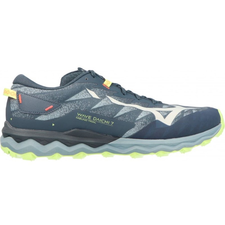 Homme Mizuno | Mizuno - Wave Daichi 7 Orion Blue/Misty Blue/Neo Lime