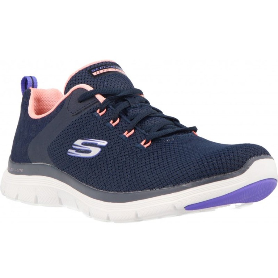 Femme Skechers | Skechers - Flex Appeal 4.0 Elegant Ways Bleu