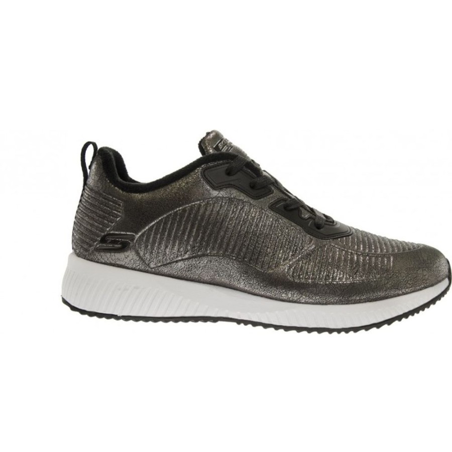 Femme Skechers | Skechers - Bobs Squad Pewter