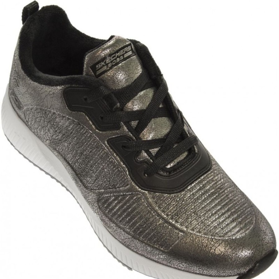 Femme Skechers | Skechers - Bobs Squad Pewter