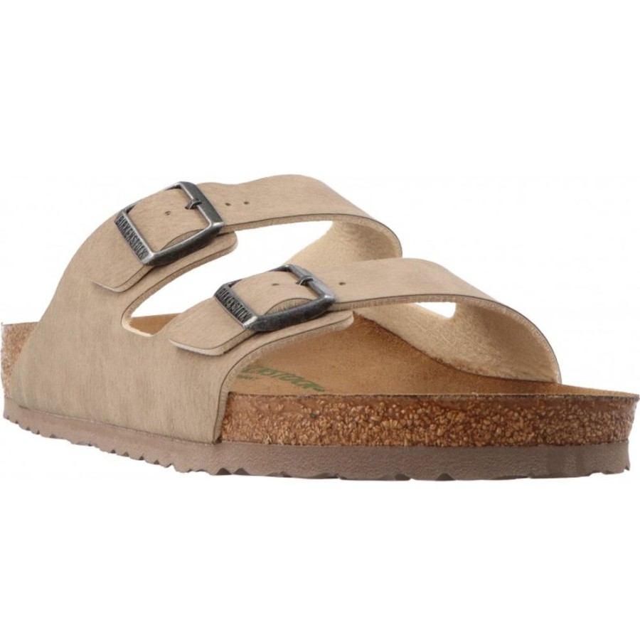 Homme Birkenstock | Birkenstock - Arizona Desert Dust Gray Taupe Vegan