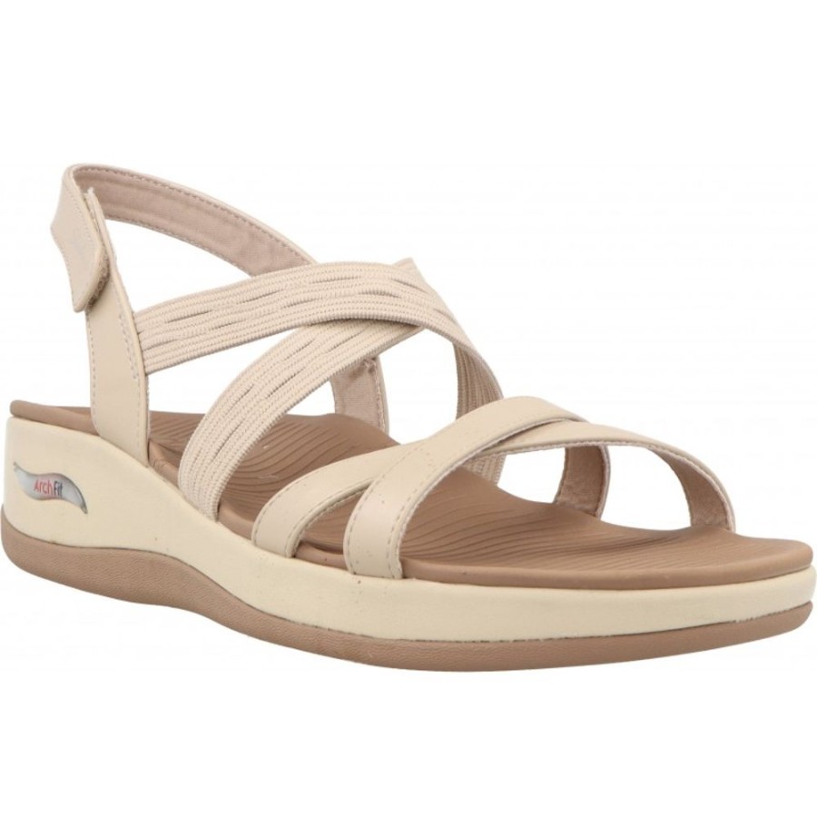 Femme Skechers | Skechers - Arch Fit Sunshine Luxe Lady Dknt