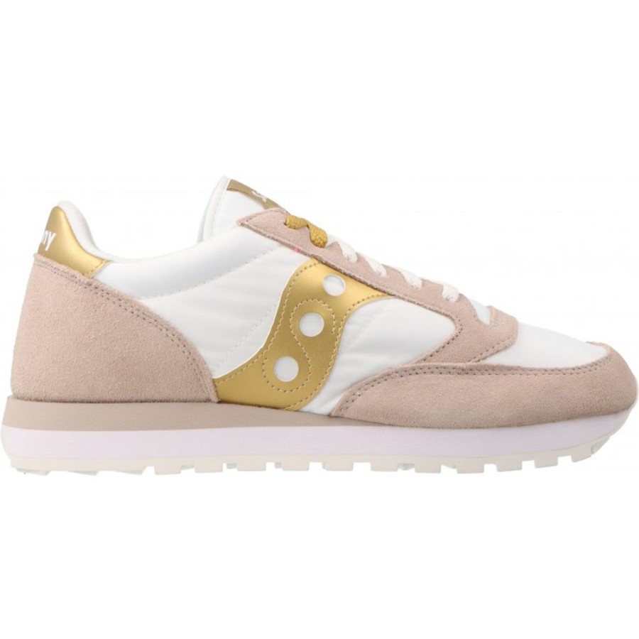 Femme Saucony | Saucony - Jazz Original White/Gold