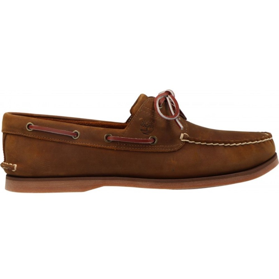 Homme Timberland | Timberland - Classic Boat Medium Brown Full Grain