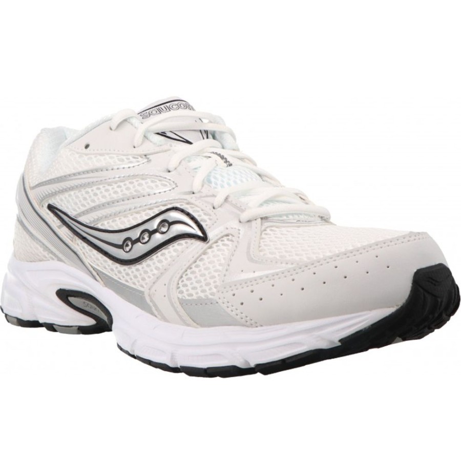 Homme Saucony | Saucony - Rider Millenium White/Silver