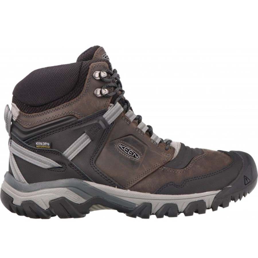 Homme Keen | Keen - Ridge Mid Flex Wp Black Magnet