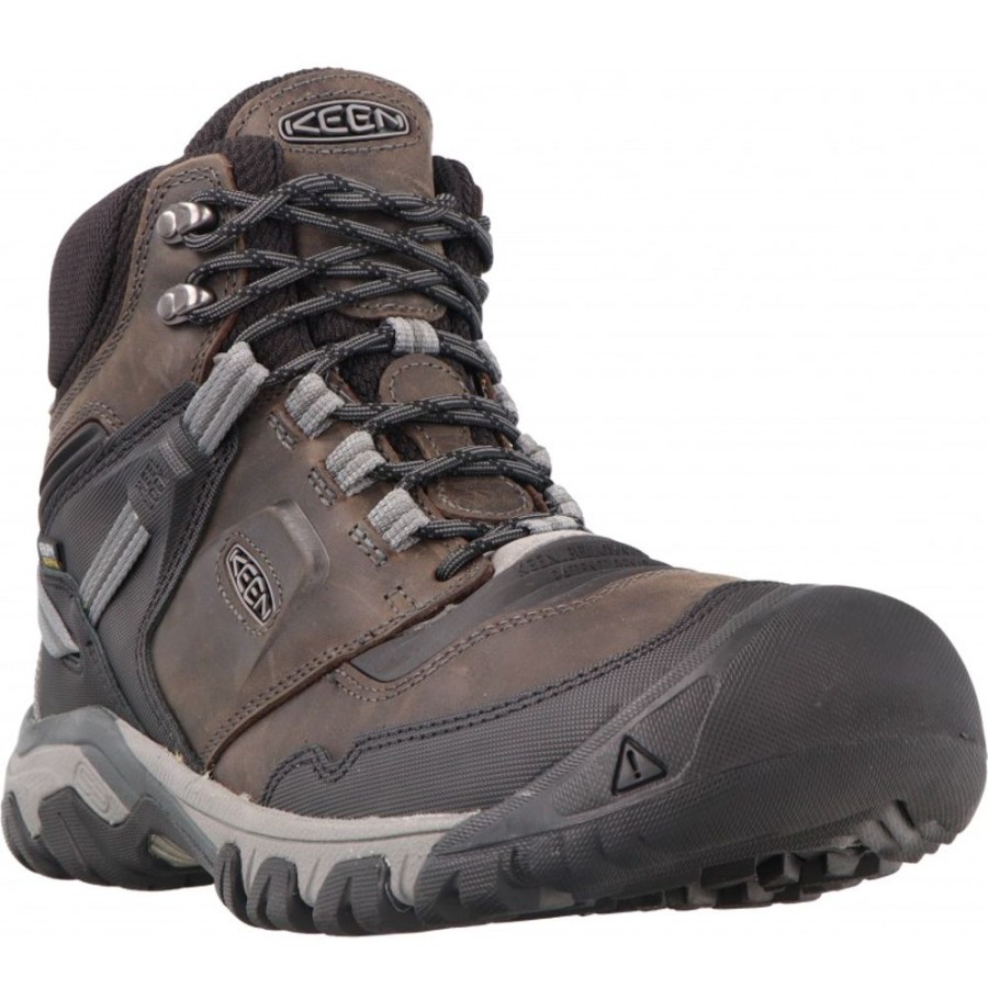 Homme Keen | Keen - Ridge Mid Flex Wp Black Magnet