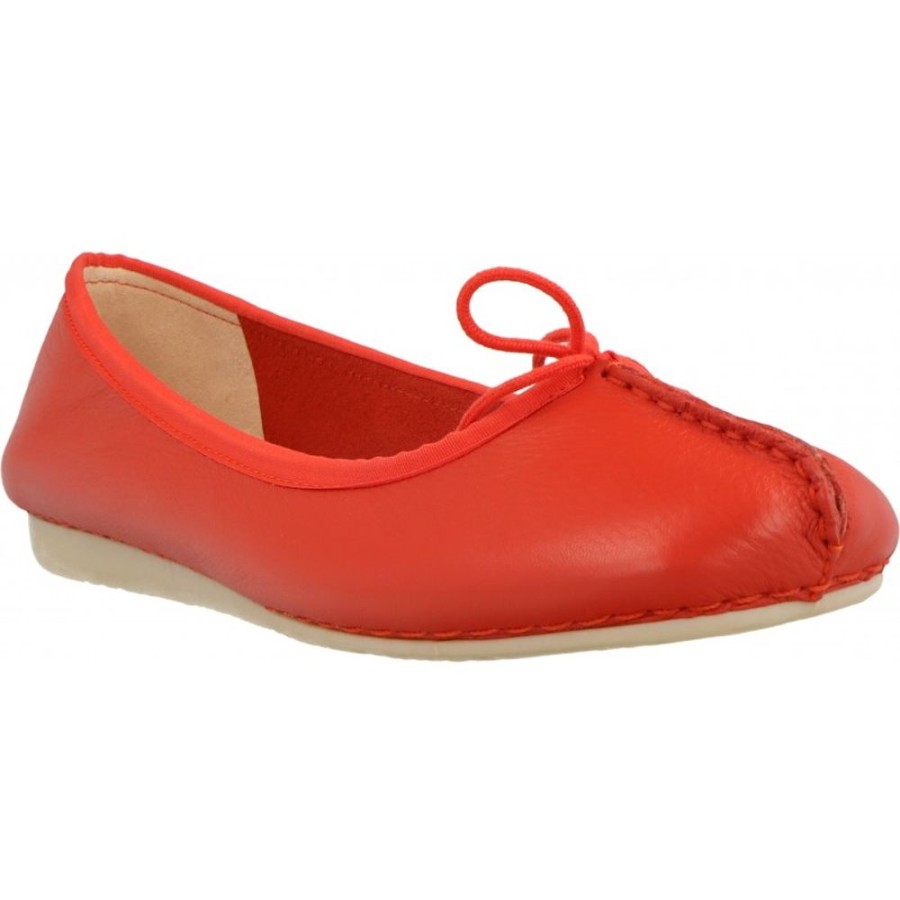 Femme Clarks | Clarks - Freckle Ice Orange