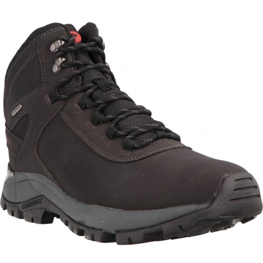 Homme Merrell | Merrell - Vego Mid Ltr Wtpf Noir