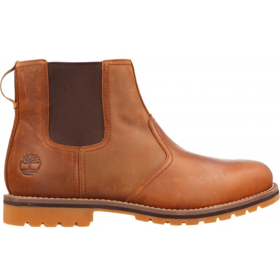 Homme Timberland | Timberland - Larchmont Ii Chelsea Rust Full Grain