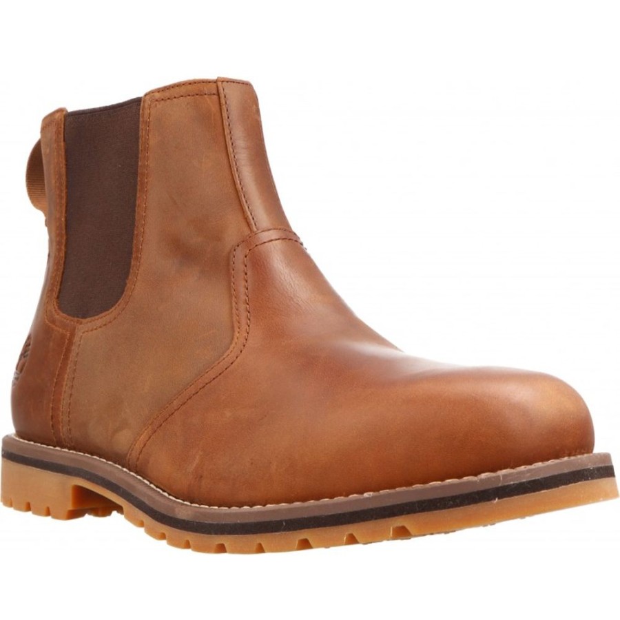 Homme Timberland | Timberland - Larchmont Ii Chelsea Rust Full Grain