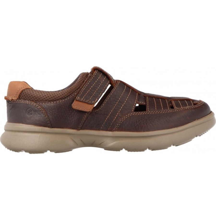 Homme Clarks | Clarks - Bradley Cove Brown Tumb