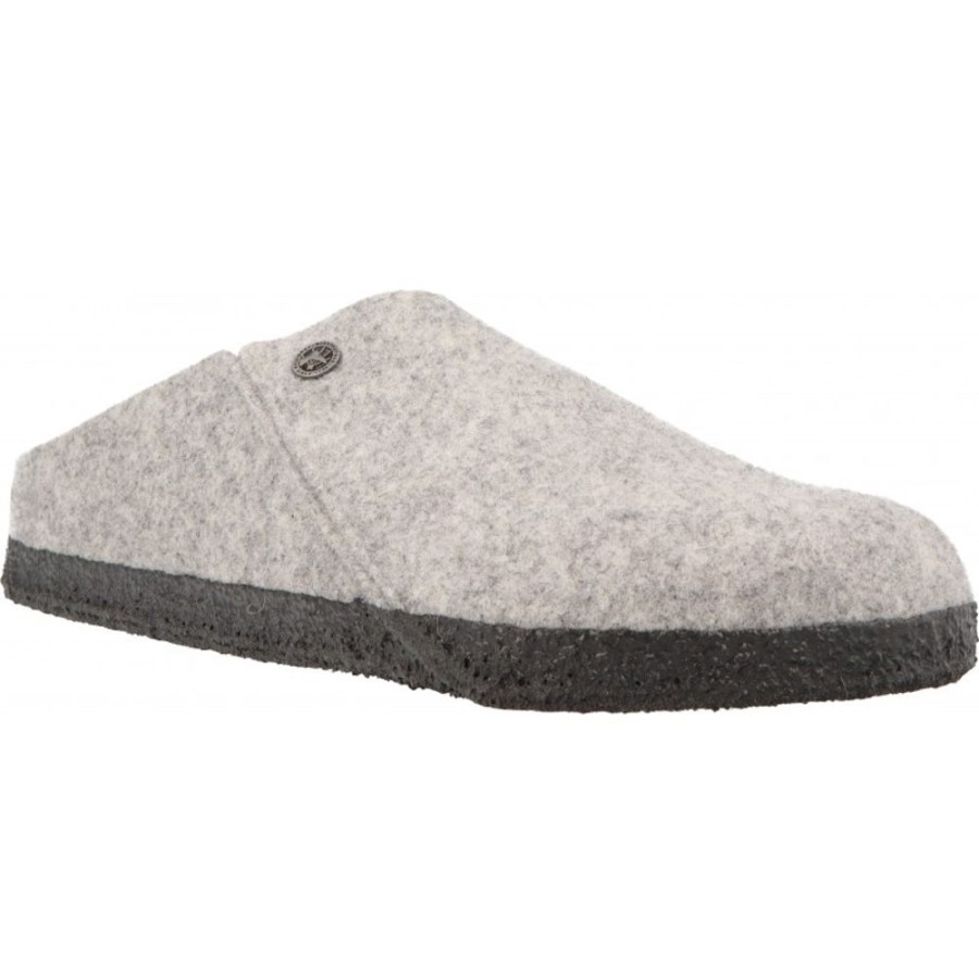 Homme Birkenstock | Birkenstock - Feutre Standard Gris Clair Zermatt