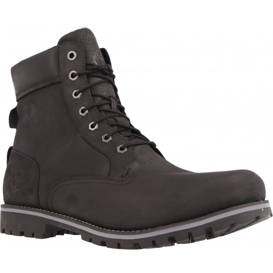 Homme Timberland | Timberland - Rugged Wp Ii 6In Pt Bt Black Full Grain