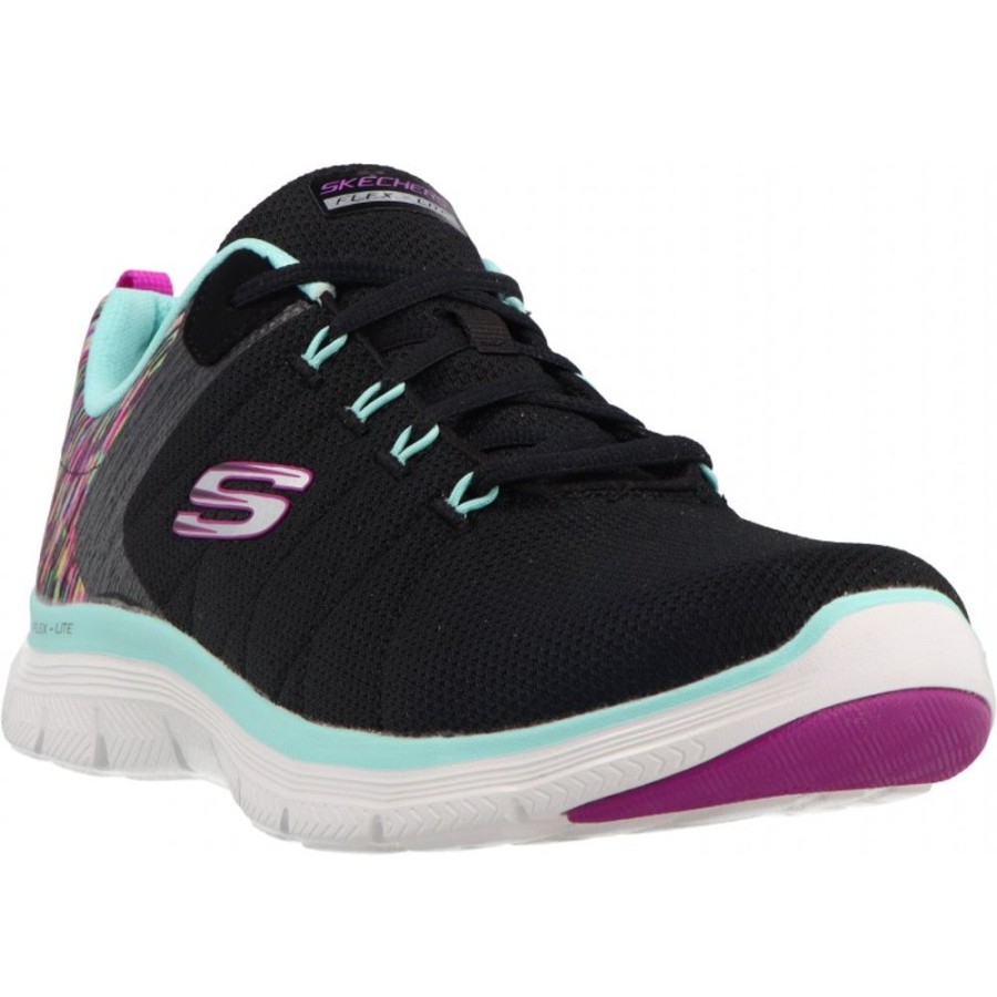 Femme Skechers | Skechers - Flex Appeal 4.0 Dream Easy Bkmt