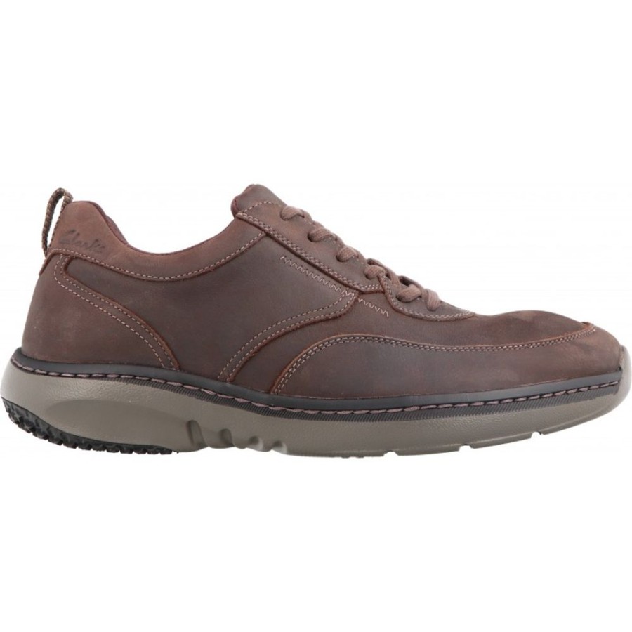 Homme Clarks | Clarks - Clarkspro Lace Dark Brown Tumbled