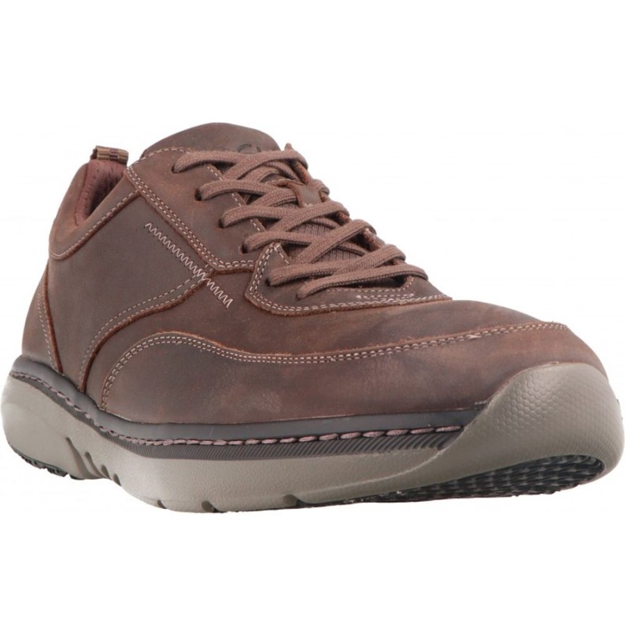 Homme Clarks | Clarks - Clarkspro Lace Dark Brown Tumbled