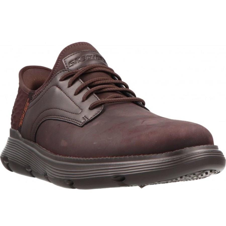 Homme Skechers | Skechers - Garza Gervin Chocolat