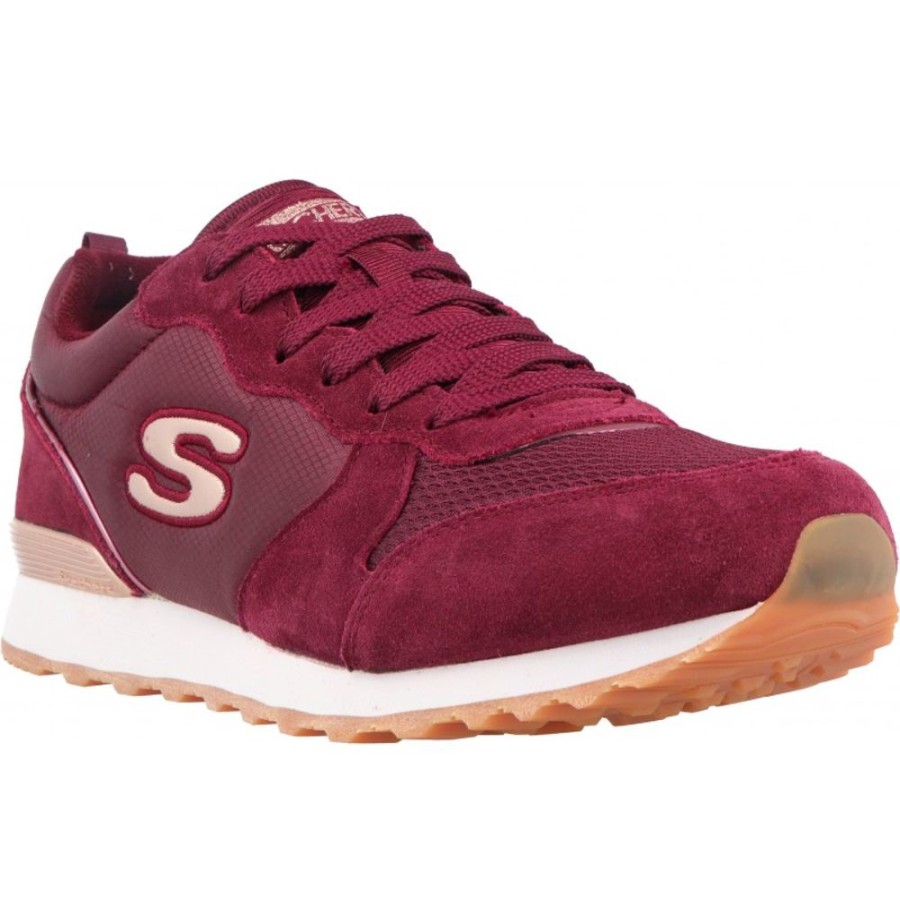 Femme Skechers | Skechers - Retros Og 85 Goldn Gurl Bordeaux